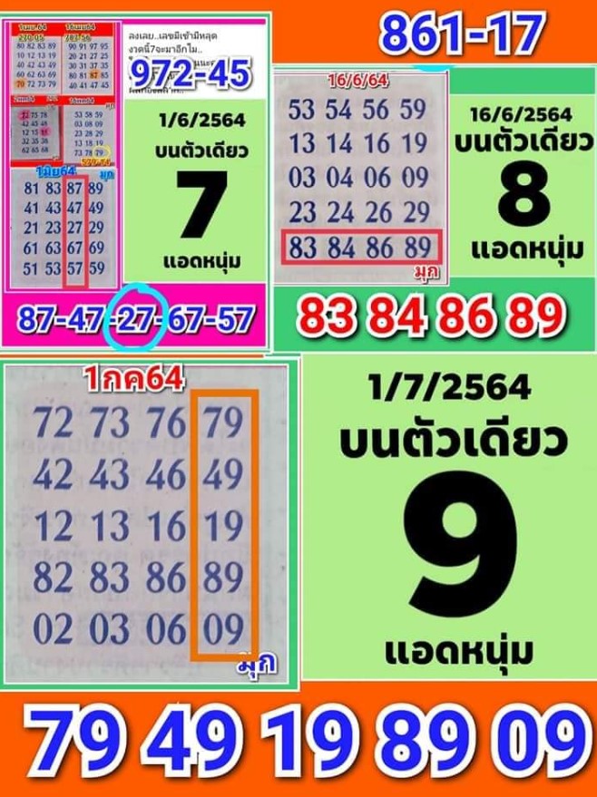 เลขเด็ด แอดหนุ่ม 1/7/64